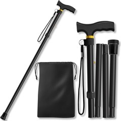 Lightweight Adjustable Walking Stick, 5 Height Levels – Essential Walking Aid
