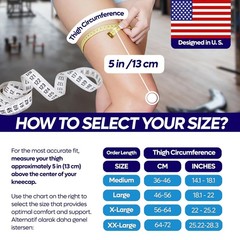 2 Pcs Knee Sleeve Compression Brace Support Sport Joint Pain Arthritis Relief