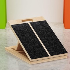 Calf Stretching Slant Board Wooden Incline Wedge for Foot Ankle Mobility Balance