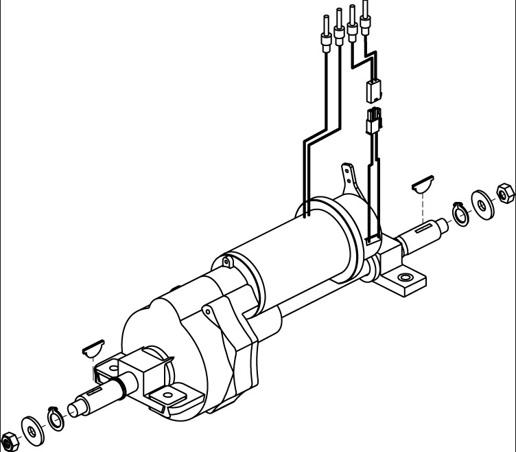 Transaxle, Motor, Brake Assembly for the Go-Go Elite Traveller (SC40E/SC44E)