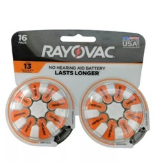 RAYOVAC 16-Pack Size 13 Hearing Aid Batteries