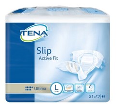 Pack of 2 Tena Slip Ultima Plastic Backed Adult Diapers ABDL Size Medium