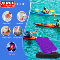 Thicken 19.7In Seat Cushion, Gel Seat Cushion for Long Sitting–Office Chair, Whe