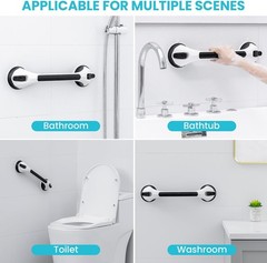 Shower Grab Bar 2 Pack Suction GrabBars forBathtubs andShowers, Heavy DutyShower