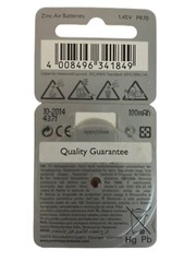 (Lot of 17) 6-Pack Power One P10 Hearing Aid Battery EXPIRED 1.45V PR70 Zinc Air
