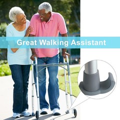 2 Pack Universal Walker Ski Glides for Seniors