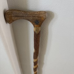 Brazos Walking Stick 37 Inch Height Made From Solid Sassafras Wood