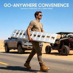 2Pcs 60″x12″ Aluminum 6000 LBS Truck Car Auto Trailer Ramps Hook End Knife New