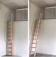 LADDER HANDRAILS! – Safe Strong and Light Weight! Candy-Cane or Double-90s