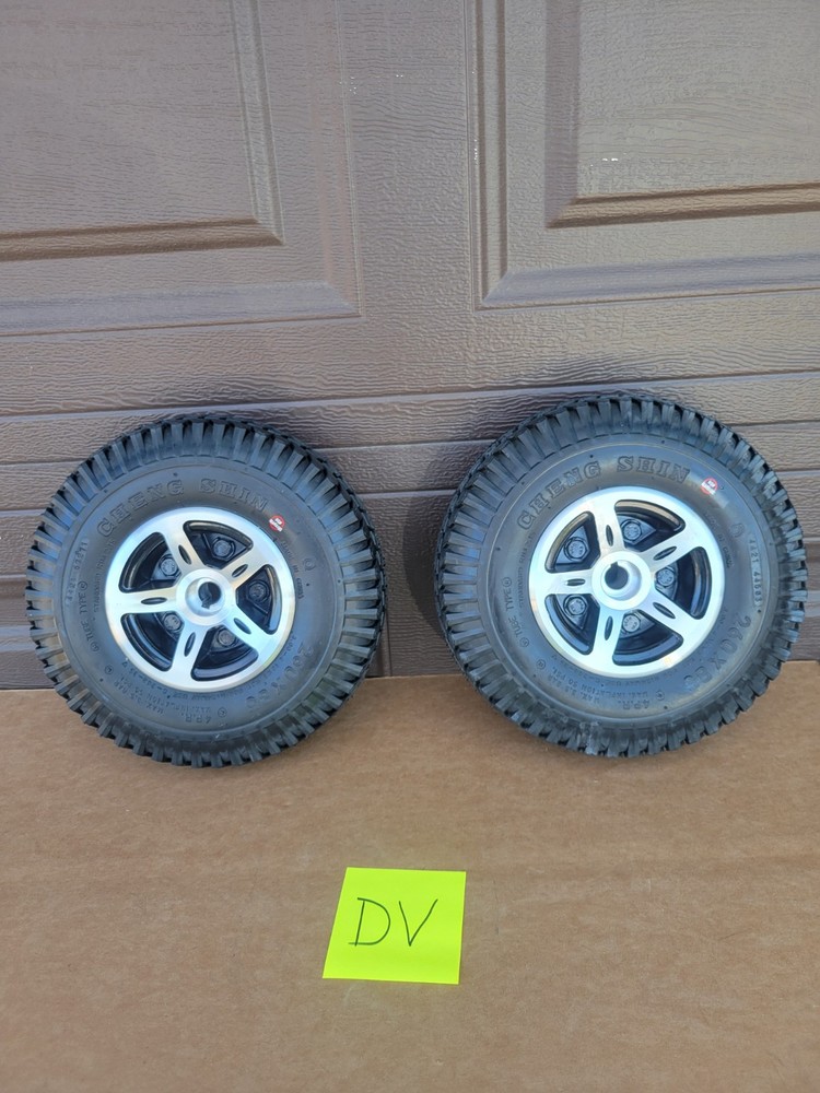 NEW – Drive Wheels for the Merits Vision Sport Power Wheelchair Rims Tires P326a