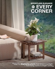 23″ Teak Shower Bench Teak Shower Stool Curved Seat,Wooden Stool for Bathroom,Te