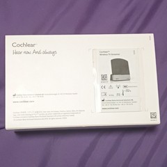 Cochlear Wireless TV Streamer New Never Used Gray Plastic Hearing Aid Accessory