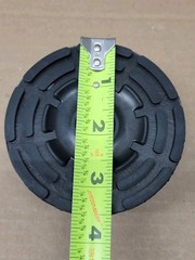 Rubber Cane Grip Tip for 7/8 Inch Cane -Heavy Duty Wide 3-1/2 Inch Base NEW