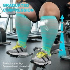 1/3/5 Pairs Big Size Compression Socks, Unisex Quick-Dry Anti-Slip for Daily Use