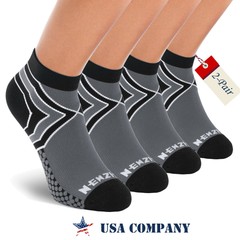 ⭐️2 PAIR | NEWZILL Low Cut Compression Socks Unisex Running Socks 15-20 mmHg⭐