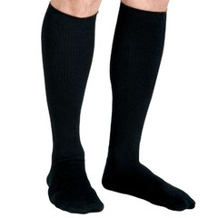 CURAD Compression Short Dress Socks Nylon/Spandex/Cotton Black Size B Short