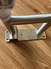 Glacier Bay 24 in. Swing-Up Grab Bar Corrosion Resistant Brushed Stainless Steel