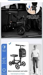 AOJIN Knee Walker Black Model WB-2201