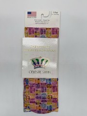 Celeste Stein Therapeutic Compressions Knee Length Women’s Socks -Colorful Owls