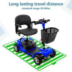 2024 4 Wheel Power Mobility Scooter Heavy Duty Travel Wheel Chair Electric Light