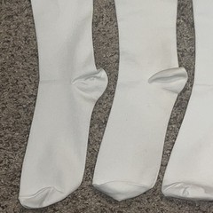 SB Sox Compression Socks Sz L/XL Set Of 5 White NWOT