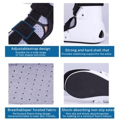Post Op Shoe Foot Brace Air Walker Boot, Orthopedic Surgical Cast Shoe for B…