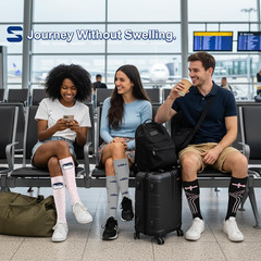 Sooverki Compression Socks for Women and Men Circulation (3/4 Pairs) Is Best Sup