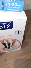 JOBST Relief Compression Stockings Knee High Medium Regular 15-20mmHg Beige Lot4