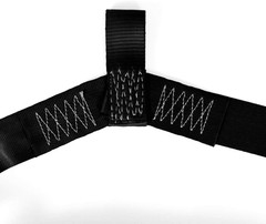 Universal Motorcycle Rear Wheel Tie down Strap in Black