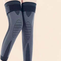 US 1-2 Pcs Full Leg Compression Sleeves Long Knee Braces Support Protector Sport