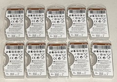 Duracell Activair Hearing Aid Batteries 312 Brown 10 Pack 60 Total Exp 11/28 NEW