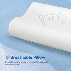 AM AEROMAX Firm Contour Memory Foam Pillow, Cervical Pillow for Neck Pain Rel…