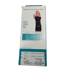 Med Spec Wrist Lacer II 10.5 Inch Wrist Forearm Support Black Universal Left 380