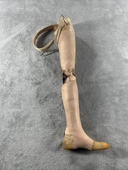 Vintage Left Above Knee Prosthetic Leg Please Read