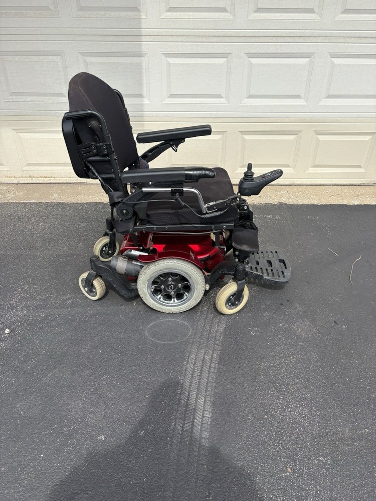 Quantum Power Wheelchair Joystick Electric Red Black small adult or youth ￼
