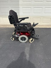 Quantum Power Wheelchair Joystick Electric Red Black small adult or youth ￼