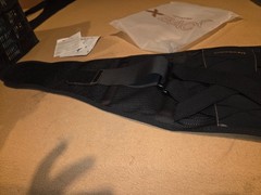 Copper Fit X Back – Support Brace – Black Face MESH: 100% Polyester / Back: 100%