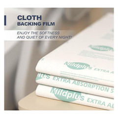 MILDPLUS Cloth Backed Underpads 40″x40″ Heavy Duty Disposable Bed Pads 20 Count