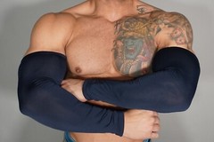ADULT COMPRESSION DARK BLUE ARMBANDS LARGE