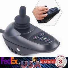 Waterproof Instruction Joystick Electric Power 4 Keys Wheelchair Controller New