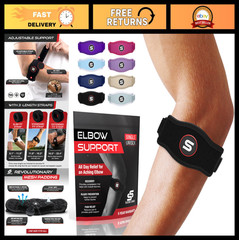 Tennis Elbow Brace for Men & Women – Tendonitis Support Wrap, Golfers Elbow Reli