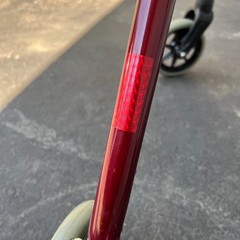 Lumex Walkabout Lite Rollator Walker RJ4300R Burgundy Hand Brakes Seat EUC