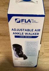 FLA ORTHOPEDICS ANKLE WALKER LOW HEIGHT ~ SIZE MEDIUM RIGHT OR LEFT