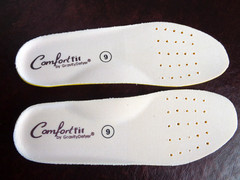 Gravity Defyer Corrective Fit Beige Orthotic Insoles Womens Size 9 Arch Support