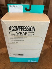 Juzo Foot Compression Wrap 6000 BDR Size MEDIUM Color Black or Beige
