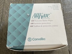 AllKare Convatec Protective Barrier Wipe ~100 WIPES 1BX/100EA