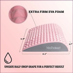 Back Stretcher Pillow – Back Pain Relief, Support for prolonged Sitting (Pink)