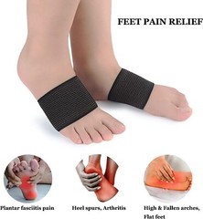 Copper Compression Arch Plantar Fasciiti Support Sleeves Foot Brace Pain Relief