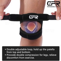 Knee Brace Support Patella Gel Strap Sport Joint Pain Relief Arthritis Running
