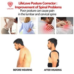 Adjustable Posture Brace for Upper Back & Shoulders, Fits Height Under 200cm …